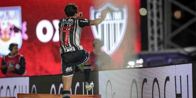 Igor Gomes marou o gol da vitória do Atlético-MG sobre o BR Bragantino - (Foto: Internet) Igor Gomes marou o gol da vitória do Atlético-MG sobre o BR Bragantino - (Foto: Internet)