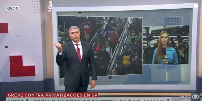 Joel Datena comanda todas as manhãs o Bora Brasil (Reprodução: Band) Joel Datena comanda todas as manhãs o Bora Brasil (Reprodução: Band)