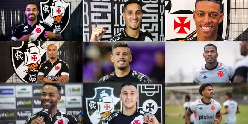 Jogadores que sairão do Vasco - (Foto: Reprodução / Internet) Jogadores que sairão do Vasco - (Foto: Reprodução / Internet)