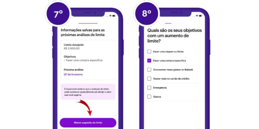 Passo a passo para solicitar limite no Nubank (Foto: Reprodução/Mobills) Passo a passo para solicitar limite no Nubank (Foto: Reprodução/Mobills)