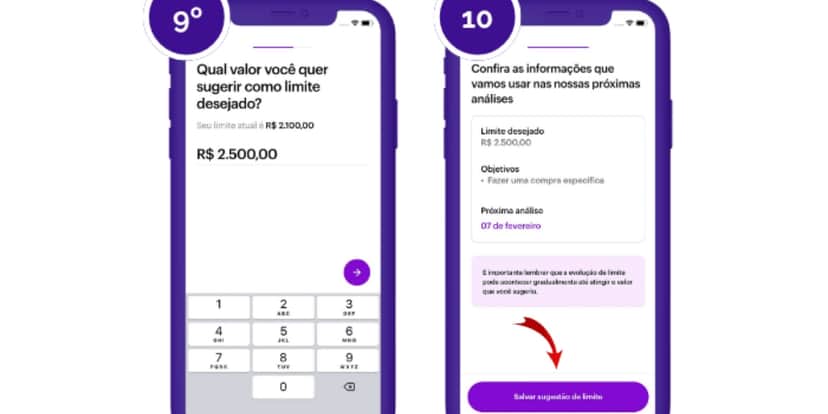 Passo a passo para solicitar limite no Nubank (Foto: Reprodução/Mobills) Passo a passo para solicitar limite no Nubank (Foto: Reprodução/Mobills)
