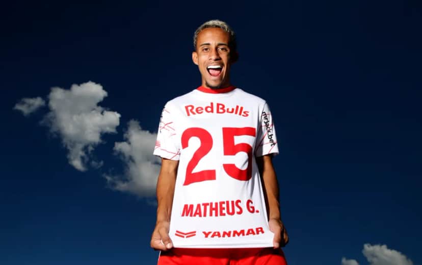 Matheus Gonçalves do Red Bull Bragantino (Foto: Divulgação) Matheus Gonçalves do Red Bull Bragantino (Foto: Divulgação)
