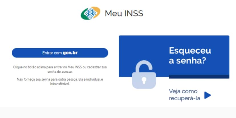Acesse o site Meu INSS (Foto: Reprodução/INSS) Acesse o site Meu INSS (Foto: Reprodução/INSS)