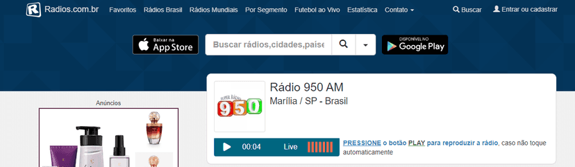 Rádio 950 segue funcionando, mesmo após falência ter sido decretada (Foto: Divulgação) Rádio 950 segue funcionando, mesmo após falência ter sido decretada (Foto: Divulgação)