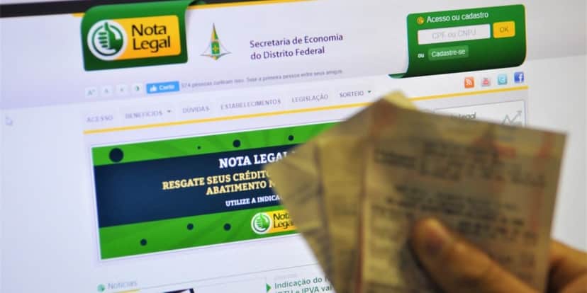 É possível participar de sorteios com número do documento na nota fiscal (Foto: Agência Brasília) É possível participar de sorteios com número do documento na nota fiscal (Foto: Agência Brasília)