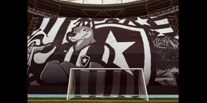 Botafogo recebe grande apoio da torcida em jogo contra o Goiás - (Foto: Reprodução / Internet) Botafogo recebe grande apoio da torcida em jogo contra o Goiás - (Foto: Reprodução / Internet)