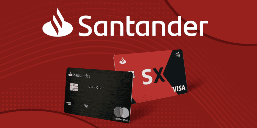 Cartões do Santander (Reprodução/Internet) Cartões do Santander (Reprodução/Internet)