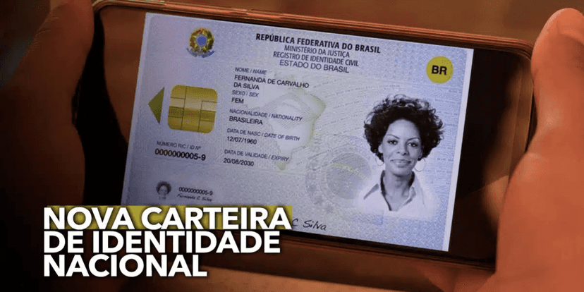 Carteira de Identidade Nacional digital (Reprodução/Internet) Carteira de Identidade Nacional digital (Reprodução/Internet)