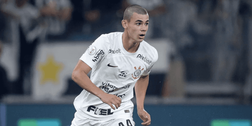 Gabriel Moscardo, volante do Corinthians (Reprodução/Internet) Gabriel Moscardo, volante do Corinthians (Reprodução/Internet)