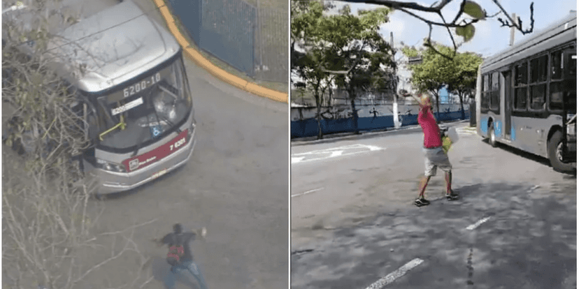 Vandalismo em protestos (Reprodução/Internet) Vandalismo em protestos (Reprodução/Internet)