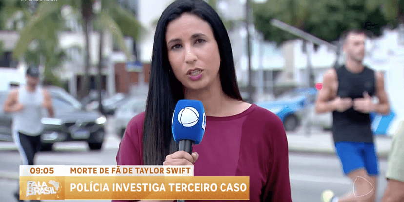 Reportagem confirma investigação da polícia (Reprodução/Record) Reportagem confirma investigação da polícia (Reprodução/Record)