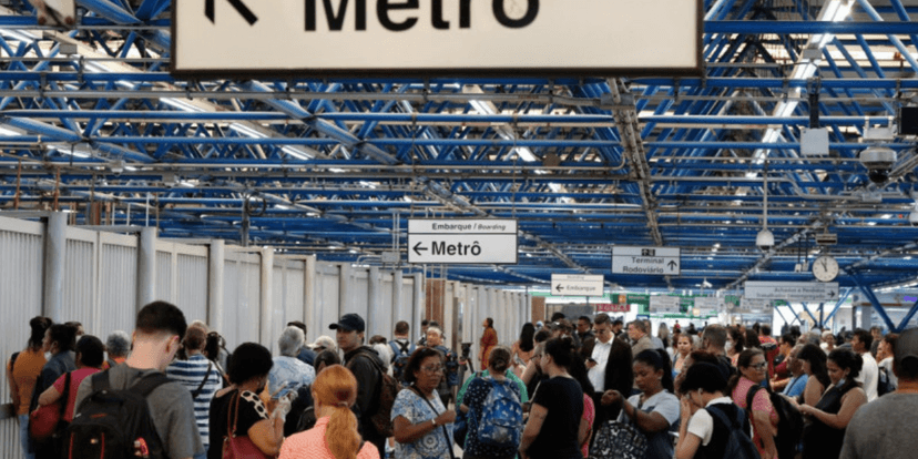 Metrô de SP em greve (Reprodução/Internet) Metrô de SP em greve (Reprodução/Internet)