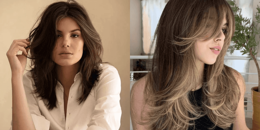 Cabelo em camadas (Reprodução/Internet) Cabelo em camadas (Reprodução/Internet)