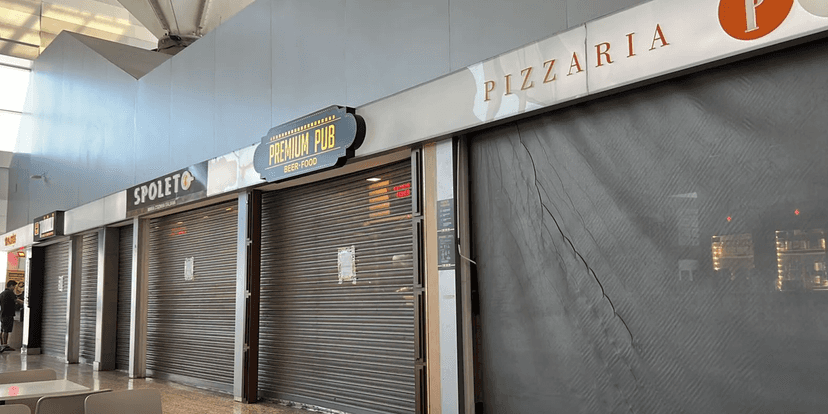 Anvisa interditou restaurantes em Viracopos (Foto: Reprodução, G1) Anvisa interditou restaurantes em Viracopos (Foto: Reprodução, G1)