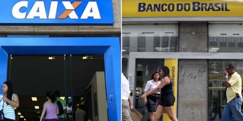 Caixa e Banco do Brasil (Fotos: Reproduções / Internet) Caixa e Banco do Brasil (Fotos: Reproduções / Internet)