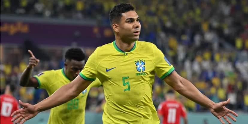 Casemiro é desfalque na Seleção Brasileira - Foto: Reprodução/Internet Casemiro é desfalque na Seleção Brasileira - Foto: Reprodução/Internet