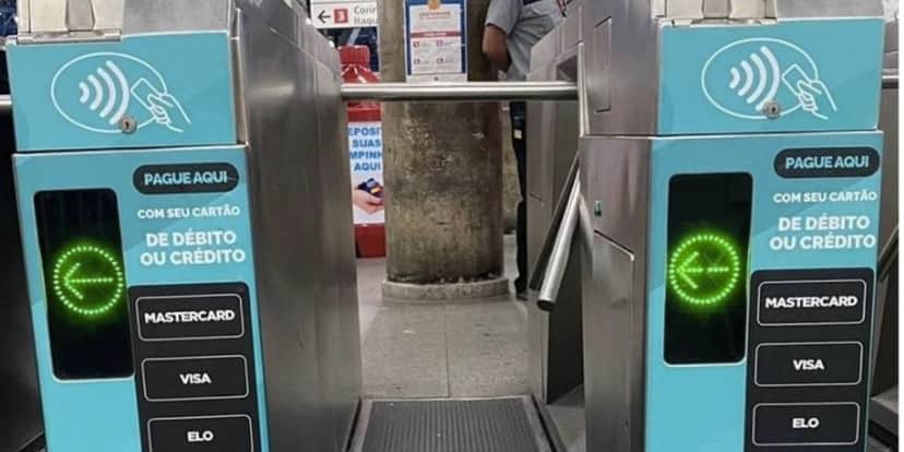 Catracas do metrô (Foto: Reprodução / Autopass) Catracas do metrô (Foto: Reprodução / Autopass)
