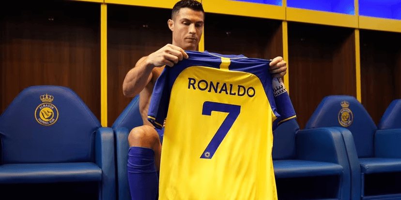 Cristiano Ronaldo no Al-Nassr (Foto: Reprodução, Globo Esporte) Cristiano Ronaldo no Al-Nassr (Foto: Reprodução, Globo Esporte)