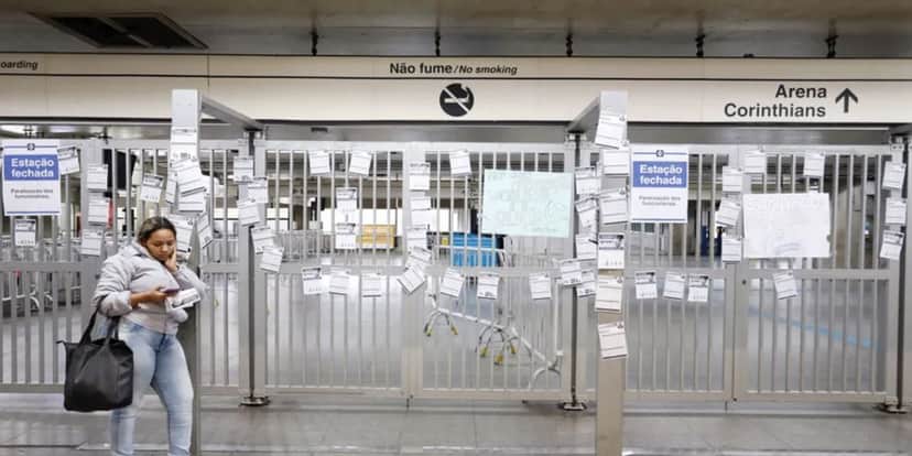 Greve no Metrô (Foto: Reprodução / Edilson Dantas/Agência O Globo) Greve no Metrô (Foto: Reprodução / Edilson Dantas/Agência O Globo)
