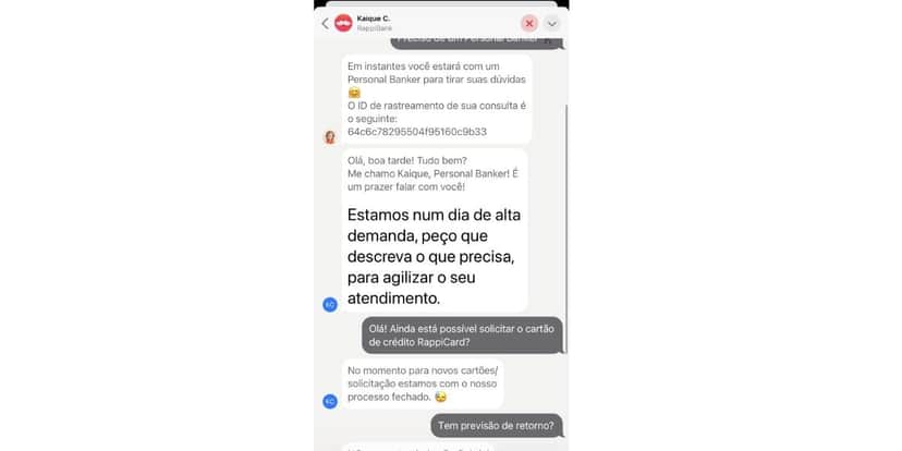 Reclamação sobre fim de serviço (Foto: Reprodução / Cartões, milhas e viagens) 