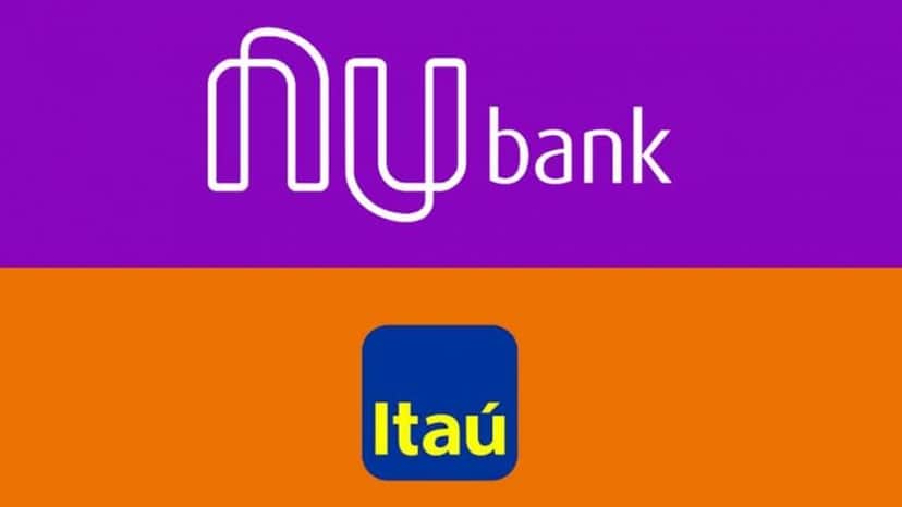 Itaú e Nubank (Foto: Reprodução, Montagem, TV Foco) Itaú e Nubank (Foto: Reprodução, Montagem, TV Foco)