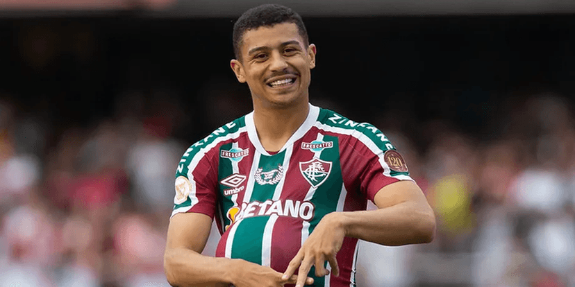 Jogador André do Fluminense (Foto: Reprodução, Globo Esporte)