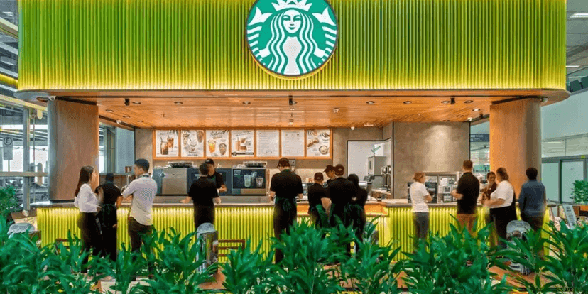 Loja do Starbucks (Foto: Reprodução, IfoMoney) Loja do Starbucks (Foto: Reprodução, IfoMoney)