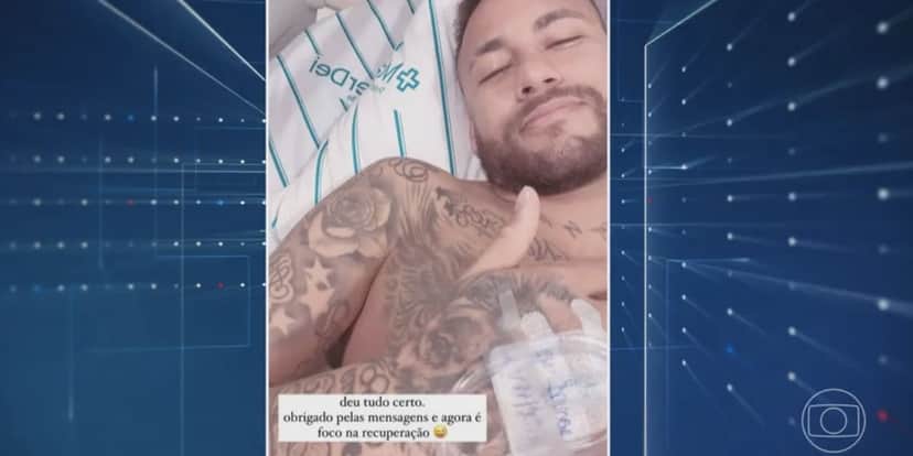 Neymar (Foto: Reprodução / Jornal Nacional da Globo) Neymar (Foto: Reprodução / Jornal Nacional da Globo)