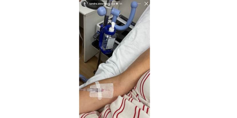 Sandra Annenberg em hospital (Foto: Reprodução / Instagram) Sandra Annenberg em hospital (Foto: Reprodução / Instagram)