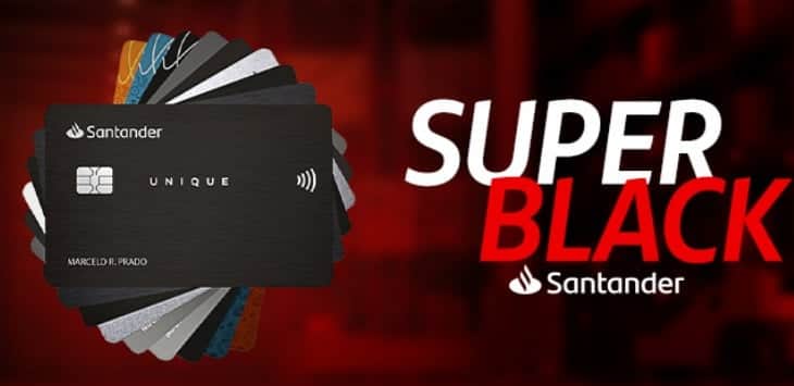 Super Black Santander (Foto: Reprodução, Site do Banco) Super Black Santander (Foto: Reprodução, Site do Banco)