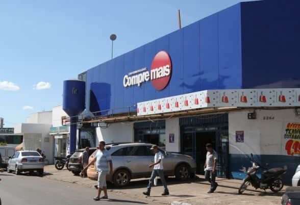 Supermercado Compre Mais (Foto: Reprodução, Giro News) Supermercado Compre Mais (Foto: Reprodução, Giro News)