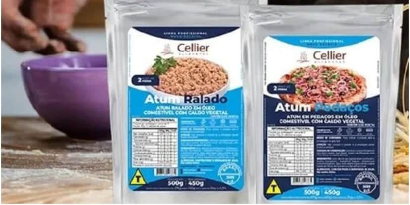 Atum ralado que teve um de seus lotes específicos arrancados pela vigilância sanitária (Reprodução: Internet) Atum ralado que teve um de seus lotes específicos arrancados pela vigilância sanitária (Reprodução: Internet)