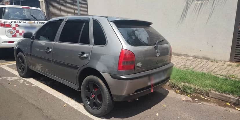 Carro dos criminosos foi apreendido pela polícia (Reprodução: Polícia Civil) Carro dos criminosos foi apreendido pela polícia (Reprodução: Polícia Civil)