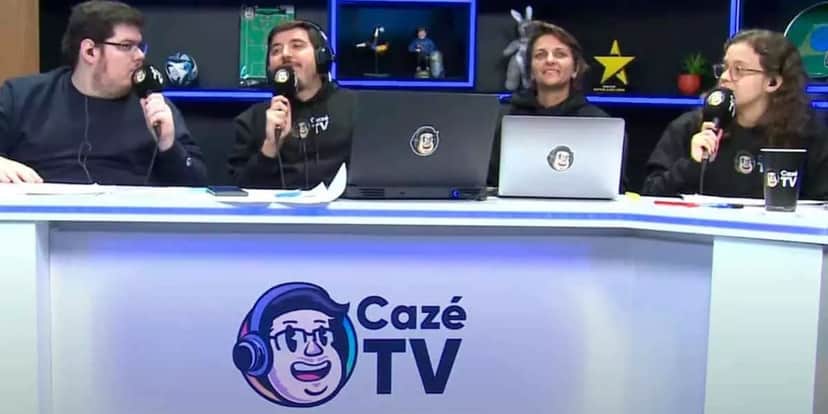 A Cazé TV está chegando com tudo nos maiores eventos esportivos (Reprodução: Twitch) A Cazé TV está chegando com tudo nos maiores eventos esportivos (Reprodução: Twitch)