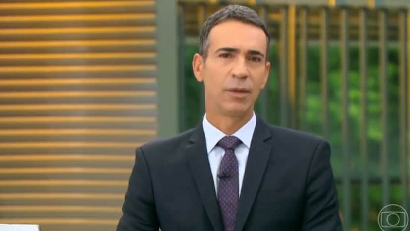 César Tralli expôs informação sobre bancos no Brasil (Foto: Divulgação) César Tralli expôs informação sobre bancos no Brasil (Foto: Divulgação)