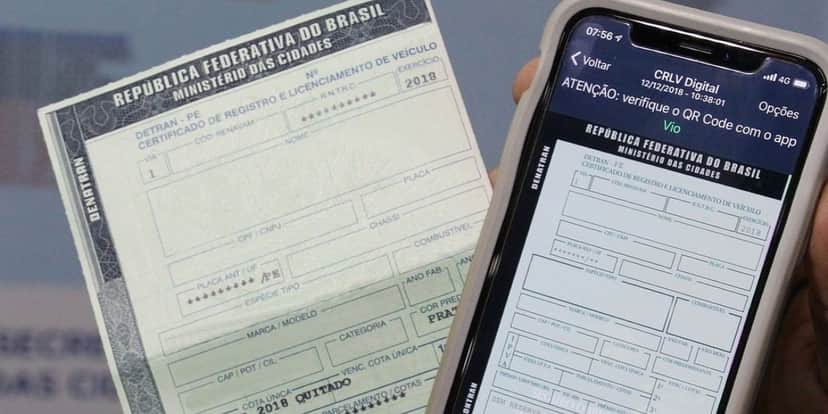 CRLV vai se unificar com o IPVA caso o PL seja aprovado (Reprodução: Internet) CRLV vai se unificar com o IPVA caso o PL seja aprovado (Reprodução: Internet)