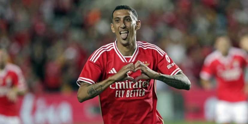 Di Maria tem contrato com o Benfica até junho de 2024 (Reprodução: Internet) Di Maria tem contrato com o Benfica até junho de 2024 (Reprodução: Internet)