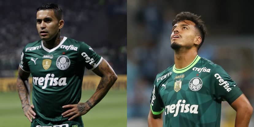 Dudu e Gabriel Menino estão fora do jogo por conta de lesão (Reprodução: Montagem TV Foco) Dudu e Gabriel Menino estão fora do jogo por conta de lesão (Reprodução: Montagem TV Foco)