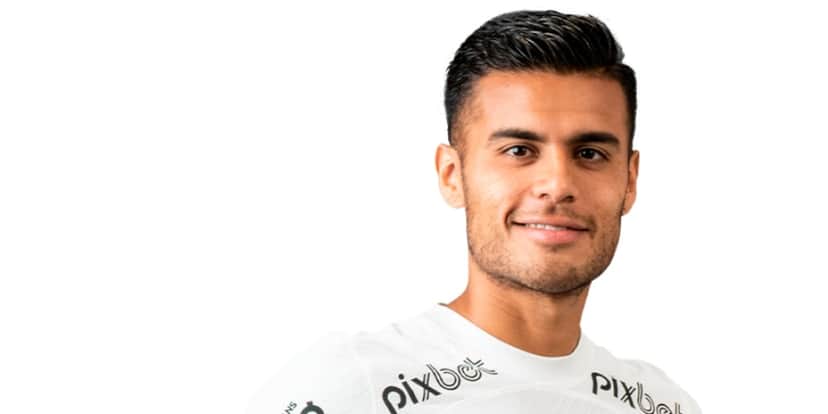 Fausto Vera atua como meia (Foto: Divulgação/Corinthians) Fausto Vera atua como meia (Foto: Divulgação/Corinthians)