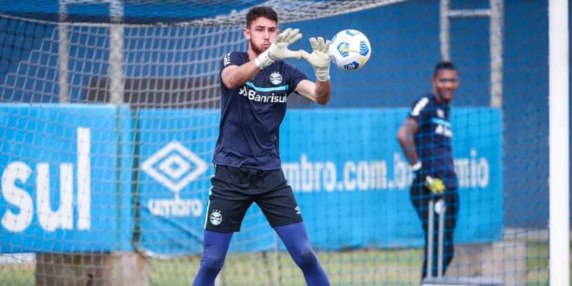 Felipe Scheibig é goleiro do time (Foto: Lucas Uebel/Grêmio) Felipe Scheibig é goleiro do time (Foto: Lucas Uebel/Grêmio)
