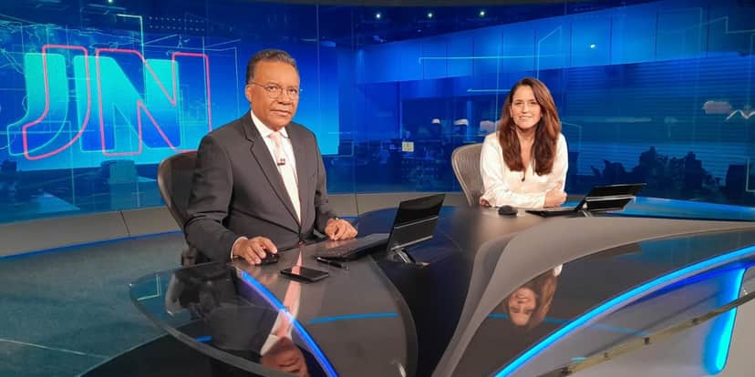 Heraldo Pereira e Luiza Guimarães - Foto: Reprodução/Globo Heraldo Pereira e Luiza Guimarães - Foto: Reprodução/Globo