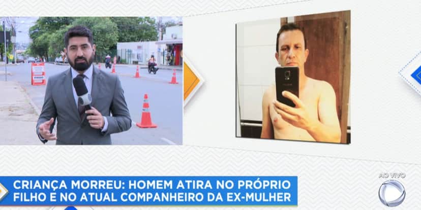 Pai mata o próprio filho (Foto: Reprodução / Hoje Em Dia da Record) Pai mata o próprio filho (Foto: Reprodução / Hoje Em Dia da Record)