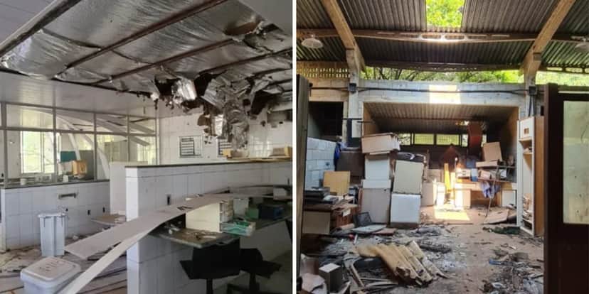 Instalações abandonadas do Hospital Santa Genoveva - Foto: Reprodução/Internet Instalações abandonadas do Hospital Santa Genoveva - Foto: Reprodução/Internet
