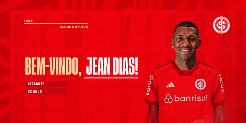 Jean Dias - (Foto: Internacional) Jean Dias - (Foto: Internacional)