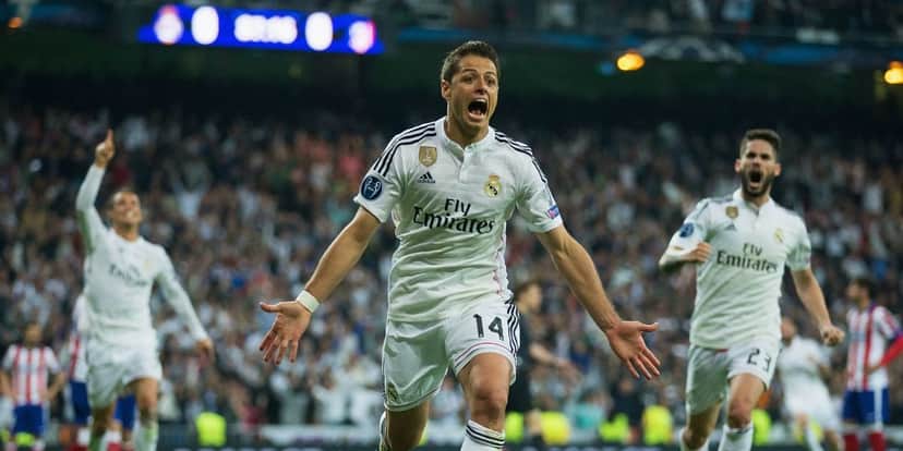 Chicharito no Real Madrid - (Foto: Internet) Chicharito no Real Madrid - (Foto: Internet)