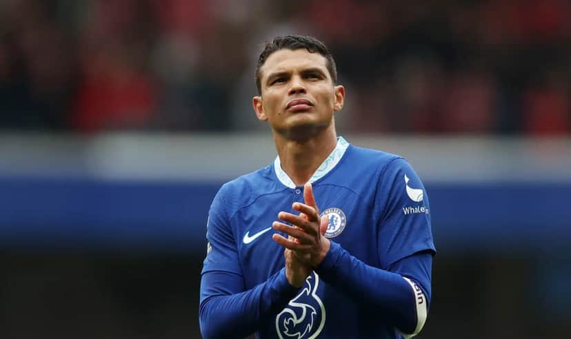 Thiago Silva brilha no Chelsea (Foto: Divulgação) Thiago Silva brilha no Chelsea (Foto: Divulgação)