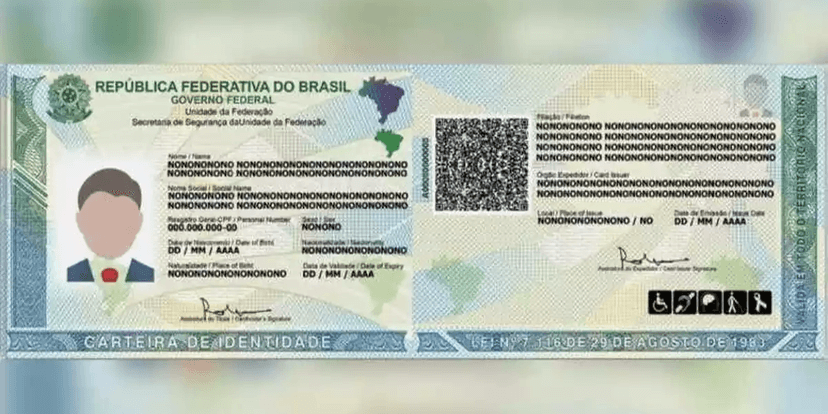 Carteira de Identidade Nacional (Reprodução/Internet) Carteira de Identidade Nacional (Reprodução/Internet)