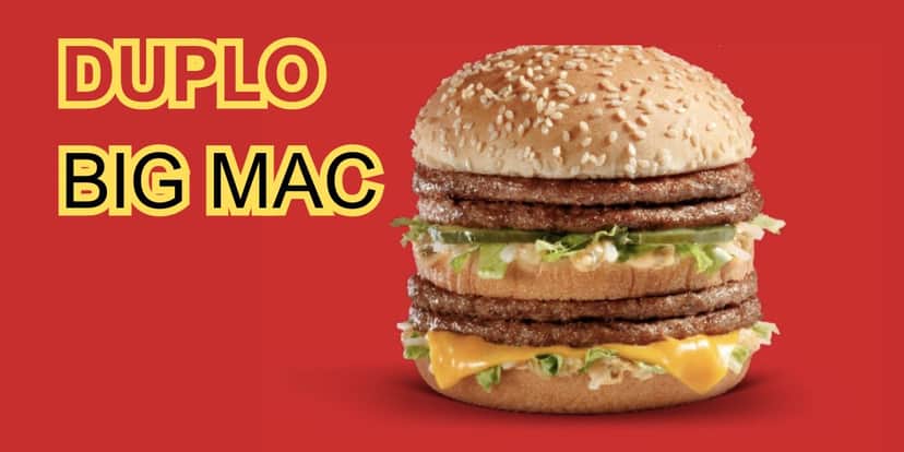 Duplo Big Mac (Reprodução/Internet) Duplo Big Mac (Reprodução/Internet)