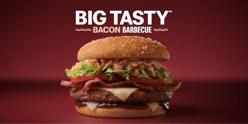 Big Tasty Bacon Barbecue (Reprodução/Internet) Big Tasty Bacon Barbecue (Reprodução/Internet)