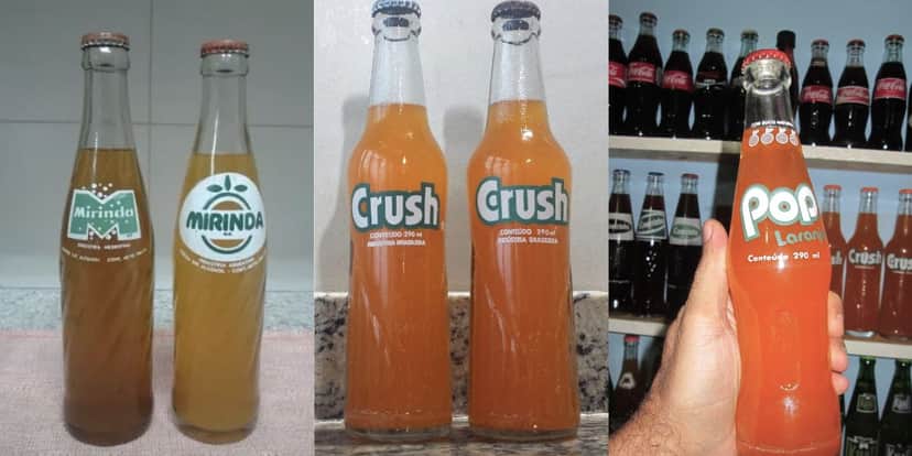 Mirinda, Crush e Pop de laranja (Reprodução/Internet) Mirinda, Crush e Pop de laranja (Reprodução/Internet)